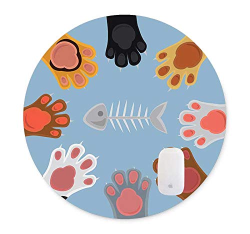 Cute cat claw and fish bones