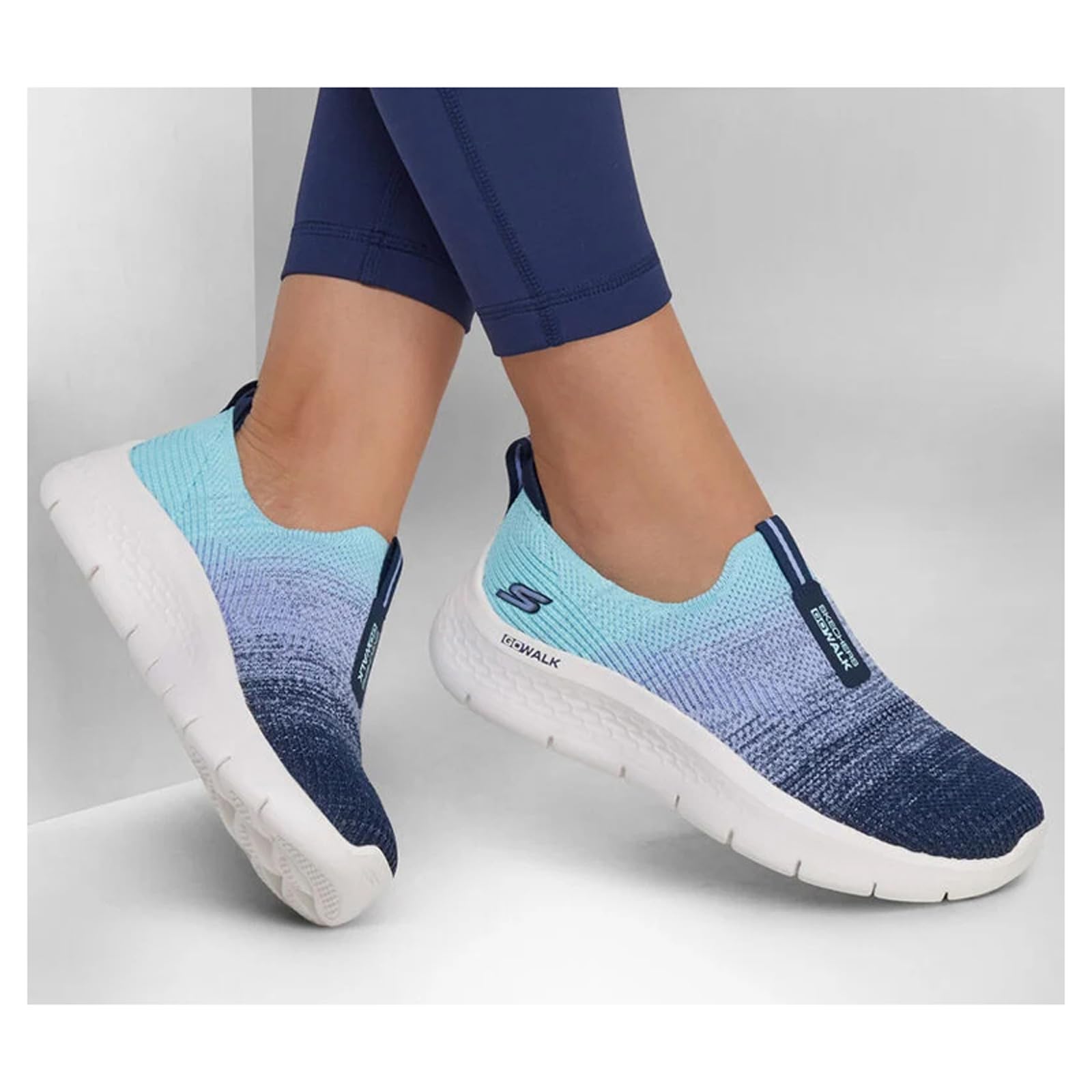 Skechers Women's Go Walk Flex Cali Sunset Sneakers - Lightweight Walking Shoes for Women, Comfortable Slip-On Design, Perfect for Walking, Travel & Everyday Wear