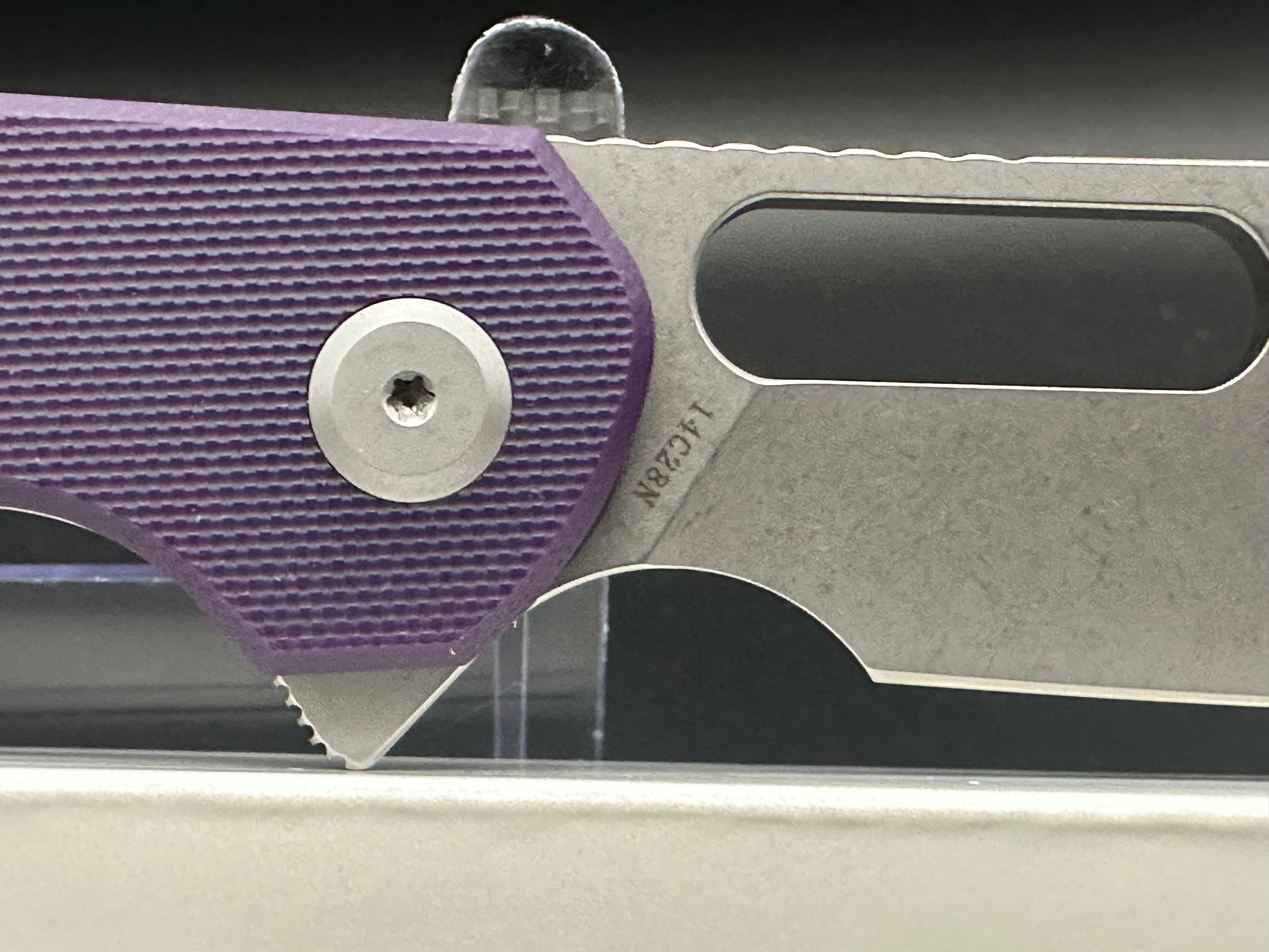 Eutektik Trinity Purple G10 Folding Knife - New in Box with LTK Koozie, Patch & Sticker - Perfect for Outdoor Adventures, Camping & Everyday Carry (EDC)