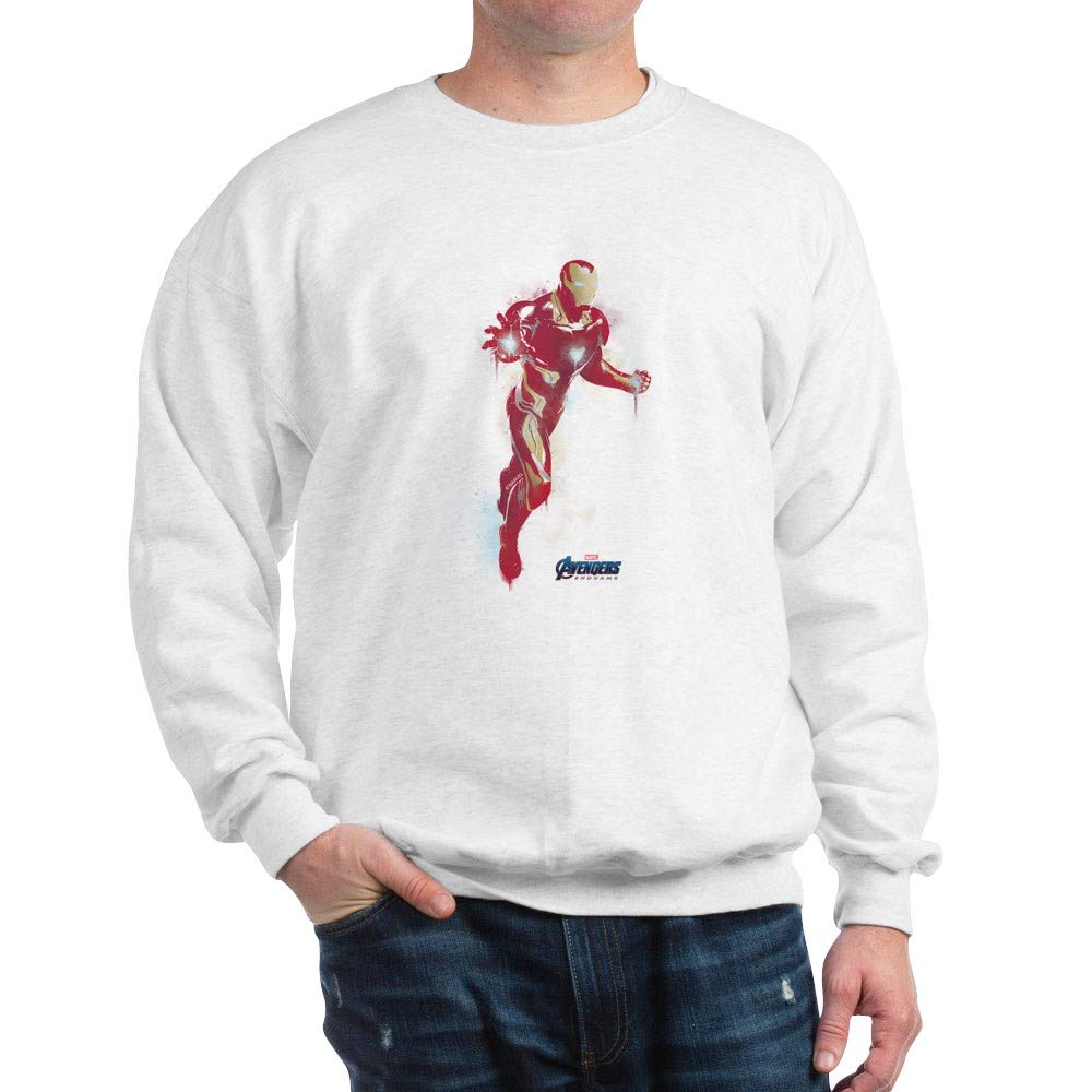 Marvel Iron Man Graphic Sweatshirt - Classic Crew Neck Pullover for Men & Women | Perfect for Superhero Fans, Casual Wear & Gifts