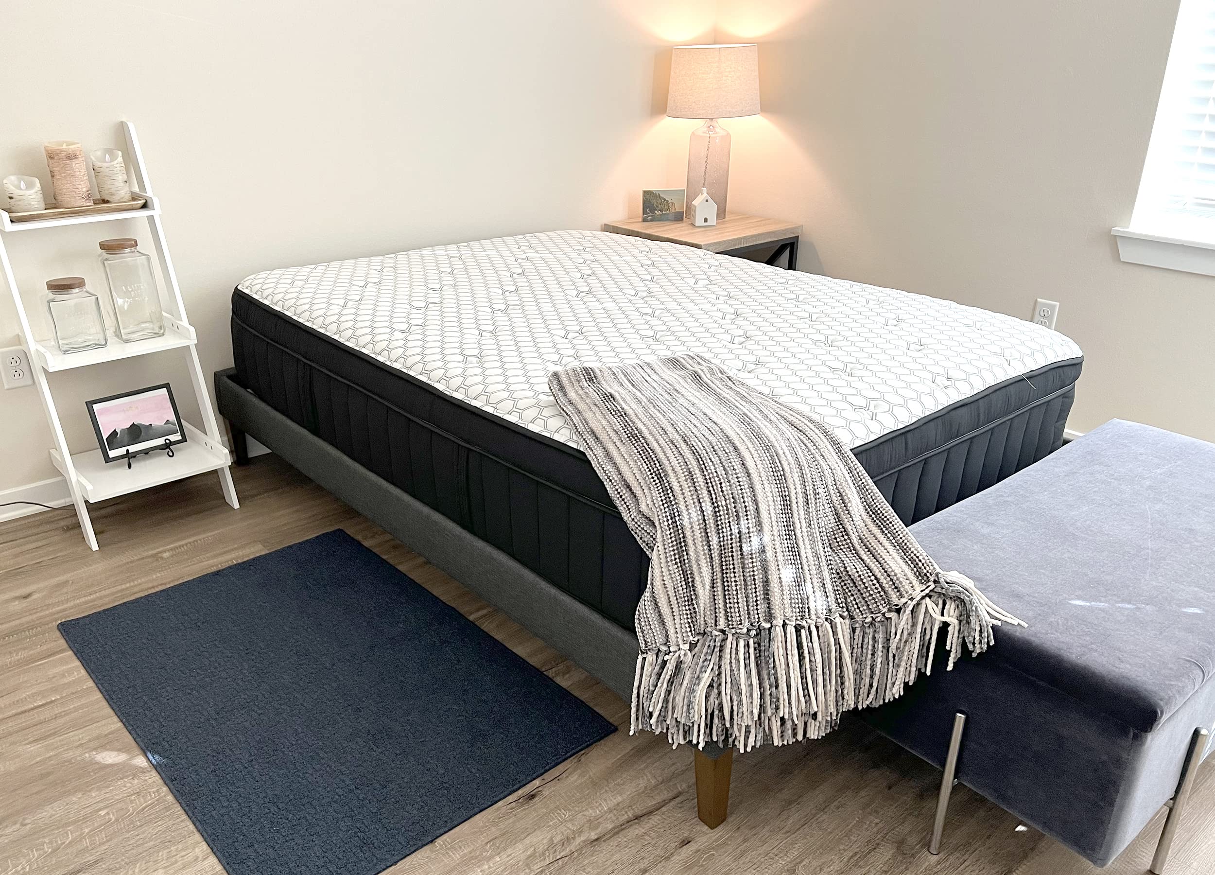 Luxury 14-Inch Hybrid Mattress - Memory Foam & Innerspring, CertiPUR-US Certified, Soft Twin XL, Made in USA | Perfect for Guest Rooms, Dorms & Small Bedrooms