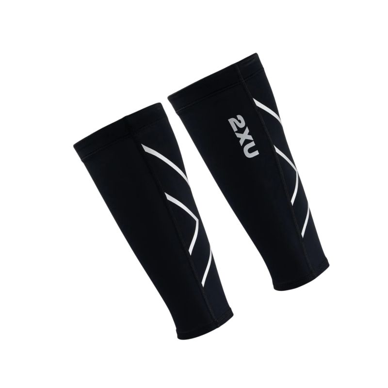 2XU Compression Calf Sleeves for Running & Recovery - Performance Support for Athletes & Fitness Enthusiasts - Ideal for Marathon, Gym Workouts & Post-Exercise Muscle Recovery