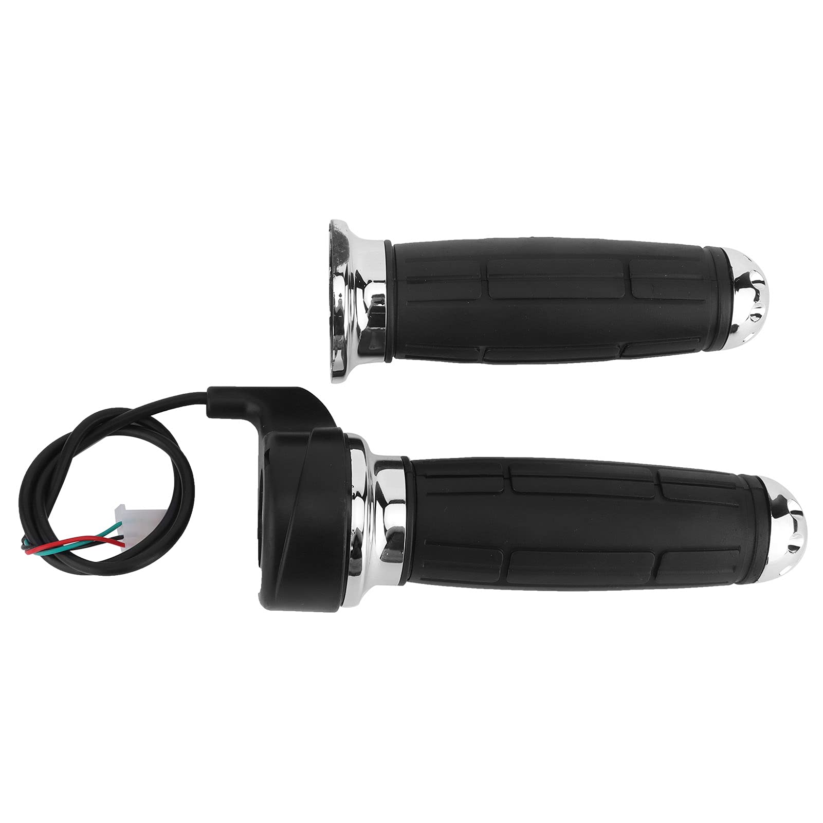 Universal Electric Bike Throttle Handle Grip - 1 Pair Electroplated Motorcycle Throttle for E-Bikes & Scooters | Perfect for Commuting, Off-Road & Urban Riding