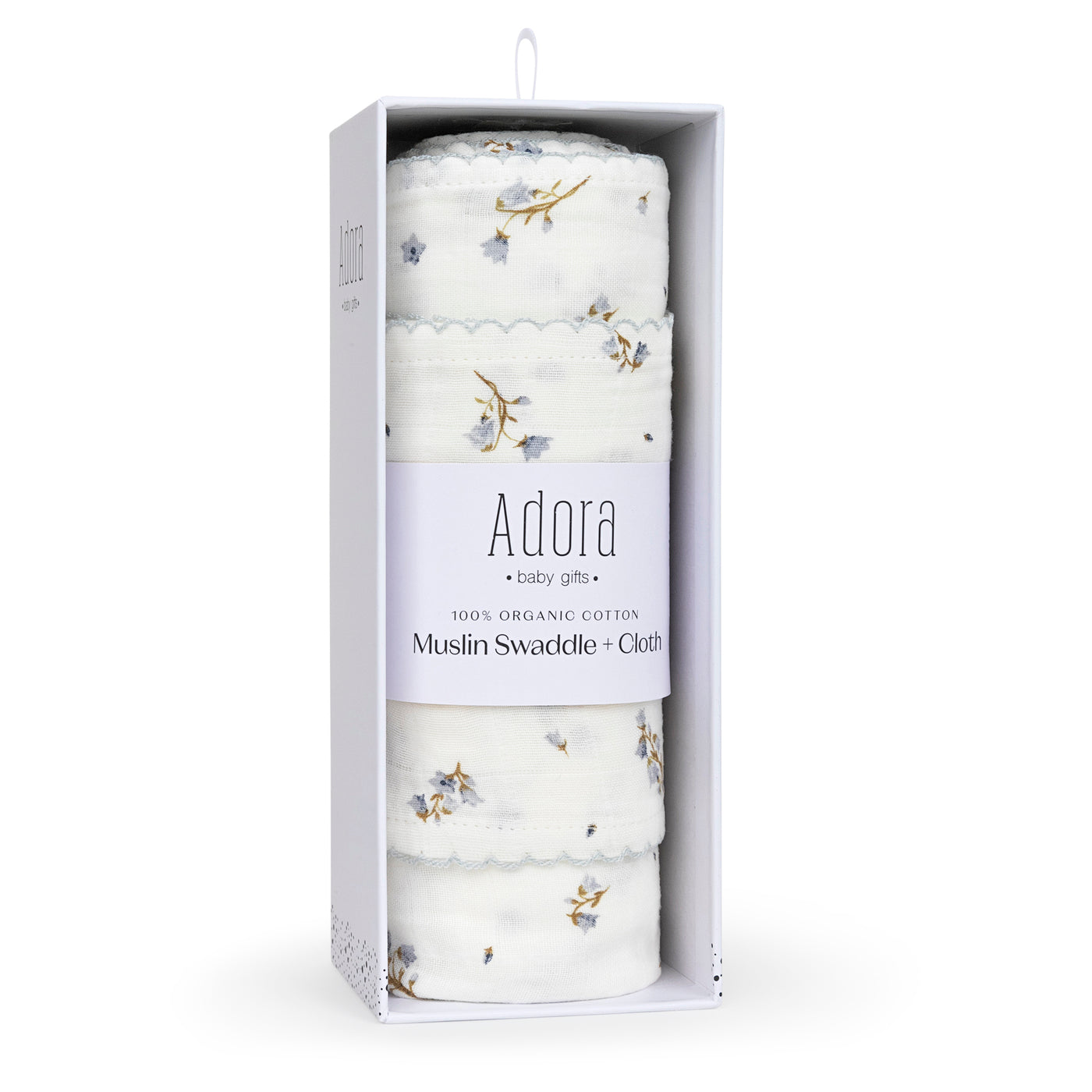 Organic Cotton Muslin Swaddle Blanket and Burp Cloth Set - Soft Baby Swaddles for Newborns, Breathable Receiving Blankets for Boys & Girls - Perfect for Nursery, Travel, and Photo Shoots