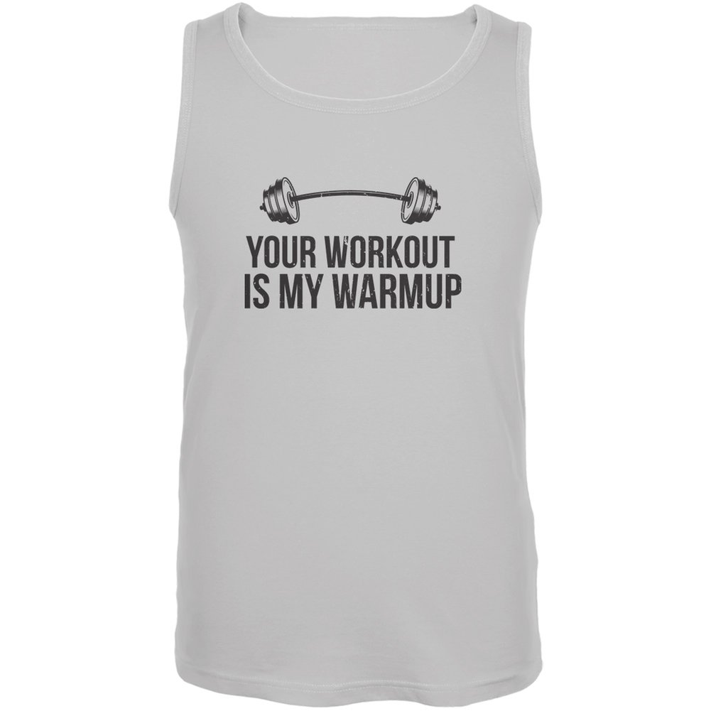 Old Glory Patriotic Workout Tank Top for Men - Comfortable White Muscle Tee for Gym, Running & Fitness Training