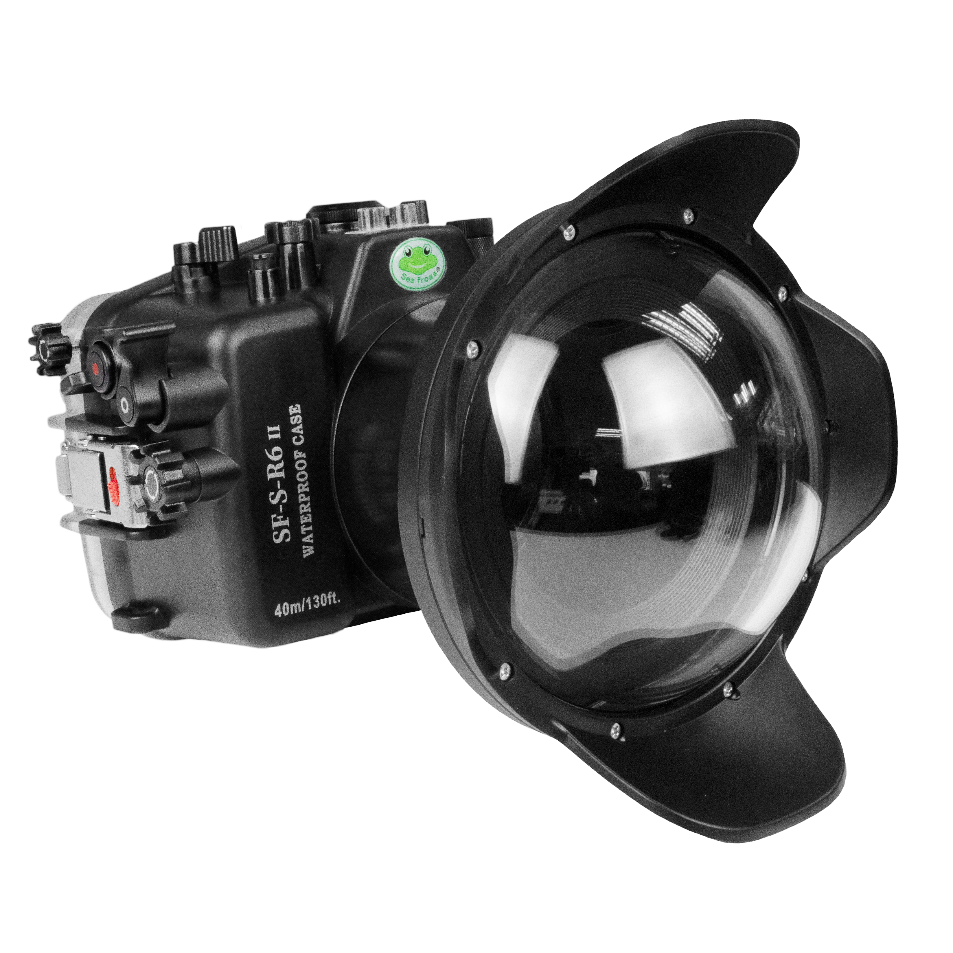 Sea Frogs 40m/130ft Underwater Camera Housing for Canon EOS R6 Mark II with 6