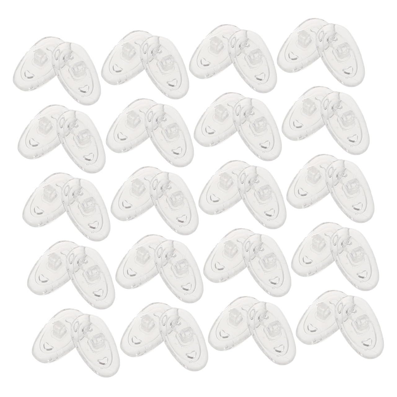 Gatuida 90 Pairs of Glasses Nose Pads - Soft Silicone Push-in Nose Pads for Eyeglasses, Comfortable & Interchangeable Accessories - Perfect for Reading, Computer Work and Daily Wear