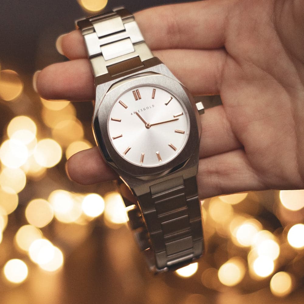ARIES GOLD Women's Luxury Watch Limited Edition SRG - Elegant Timepiece for Women, Perfect for Formal Events, Business Meetings & Special Occasions