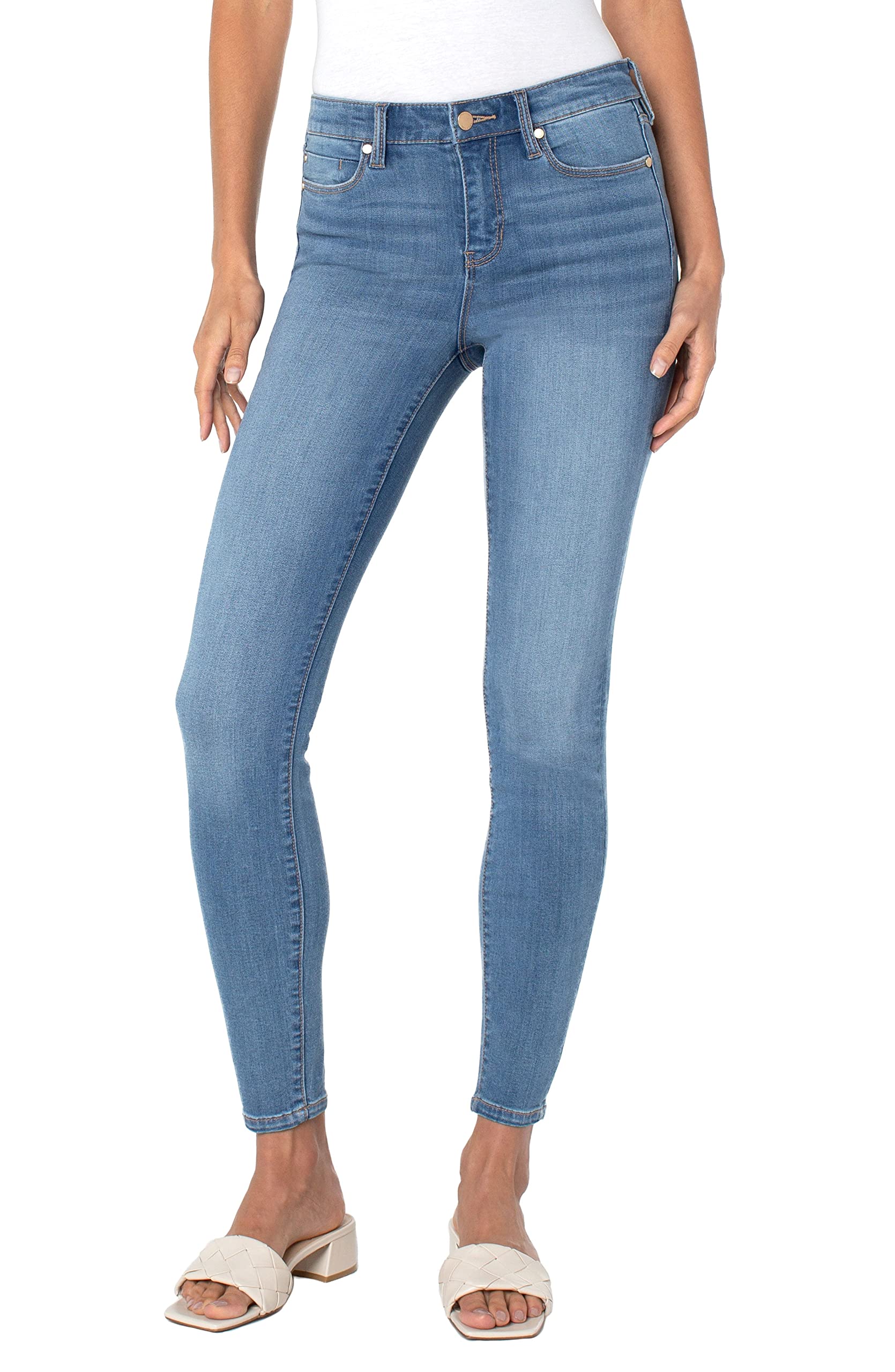 Liverpool Women's Abby Skinny Jeans - High Waist Stretch Denim Pants for Casual & Work Outfits | Perfect for Everyday Wear, Office & Date Nights