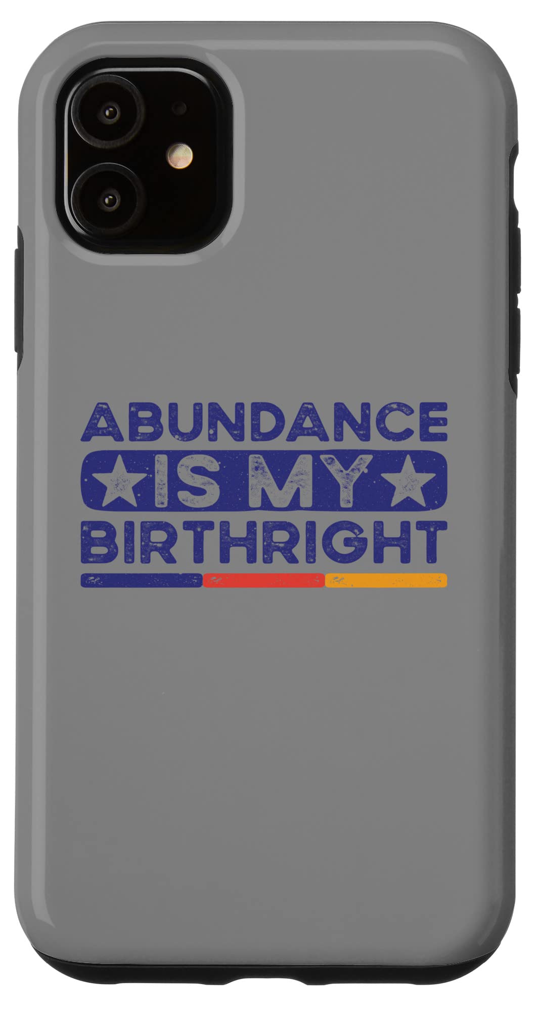 iPhone 11 Case - Spiritual Awakening & Abundance Design - Durable Protective Phone Cover for Manifestation & Wealth Mindset - Perfect for Meditation, Yoga & Positive Affirmation Practices