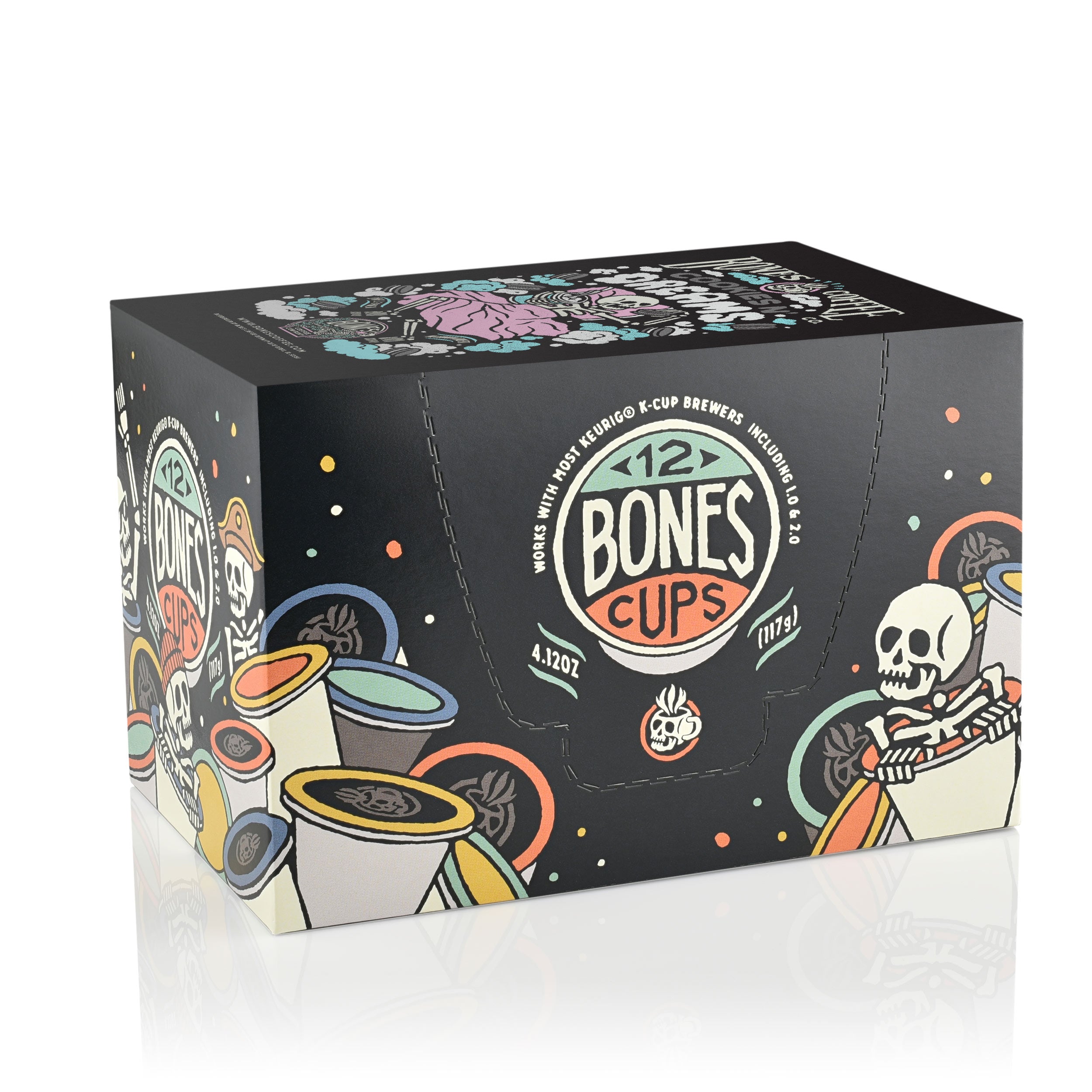 Cookies N' Dreams Bones Cups - 12 Count | Fun & Durable Dog Treat Holder for Training, Chewing & Playtime
