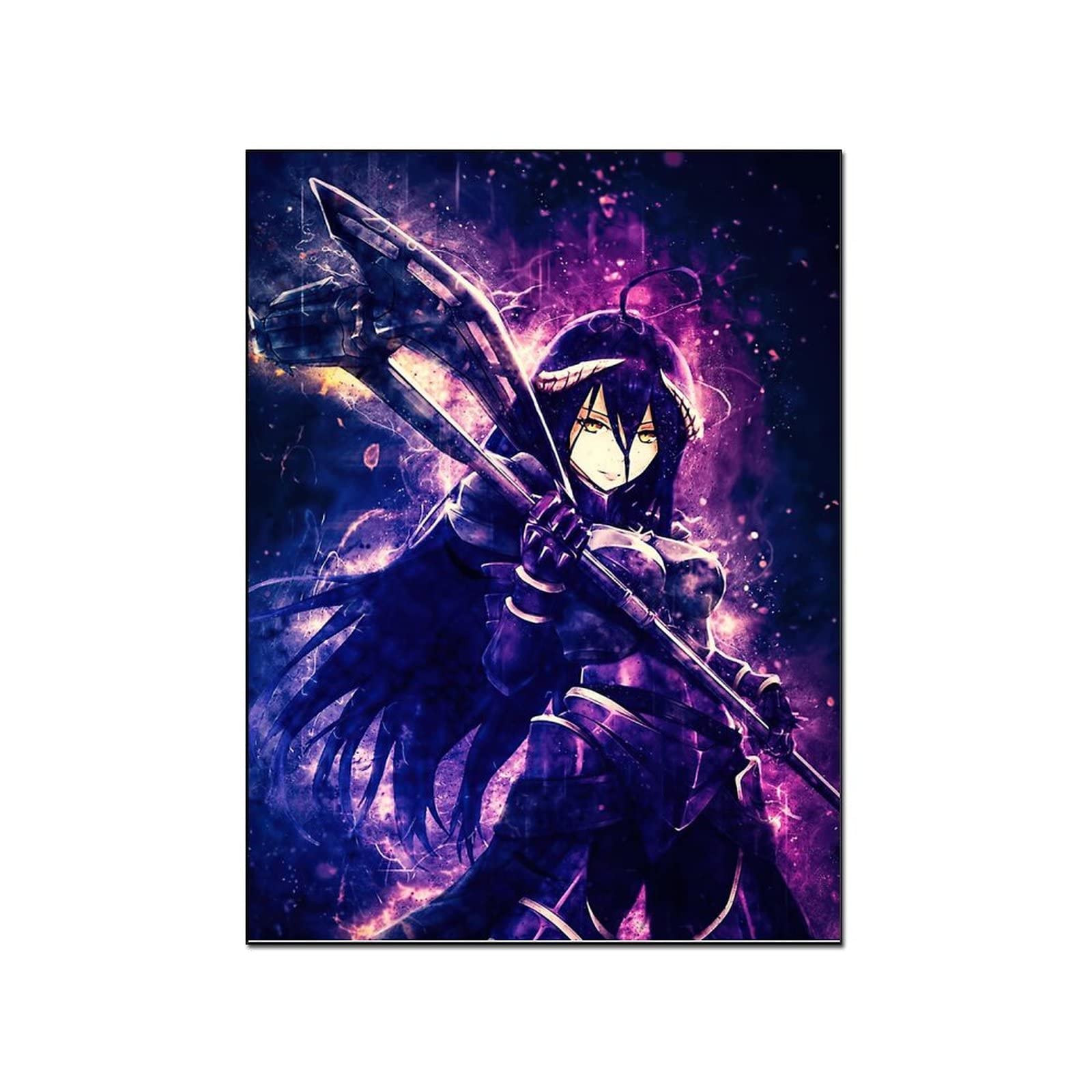 Overlord Anime Wall Art Posters - 24x32inch (60x80cm) High Quality Print for Living Room, Bedroom & Office Decor - Perfect for Anime Fans & Home Decoration