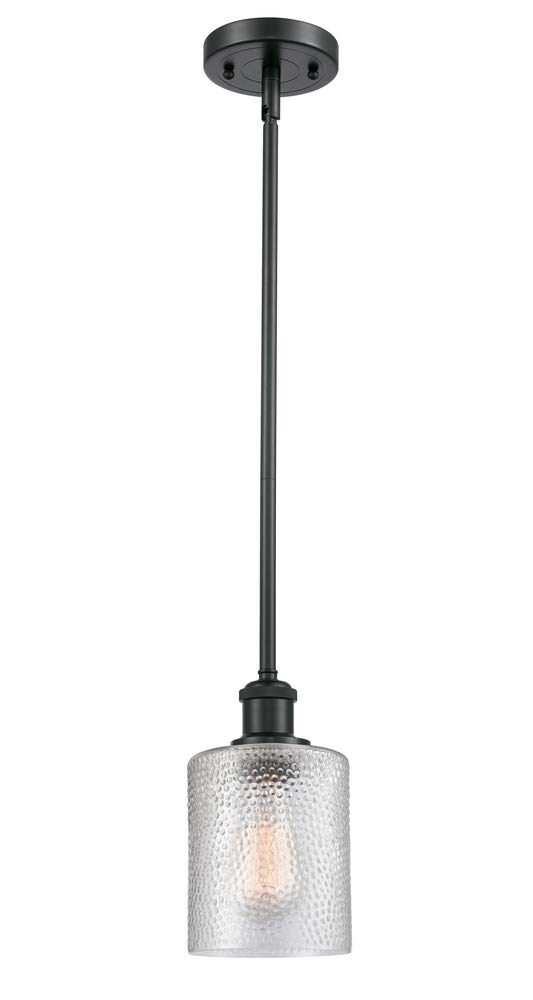 Innovations 516-1S-BK-G116-LED Vintage Style Dimmable LED Pendant Light - Matte Black Finish - Perfect for Kitchen Island, Dining Room, or Bar Lighting