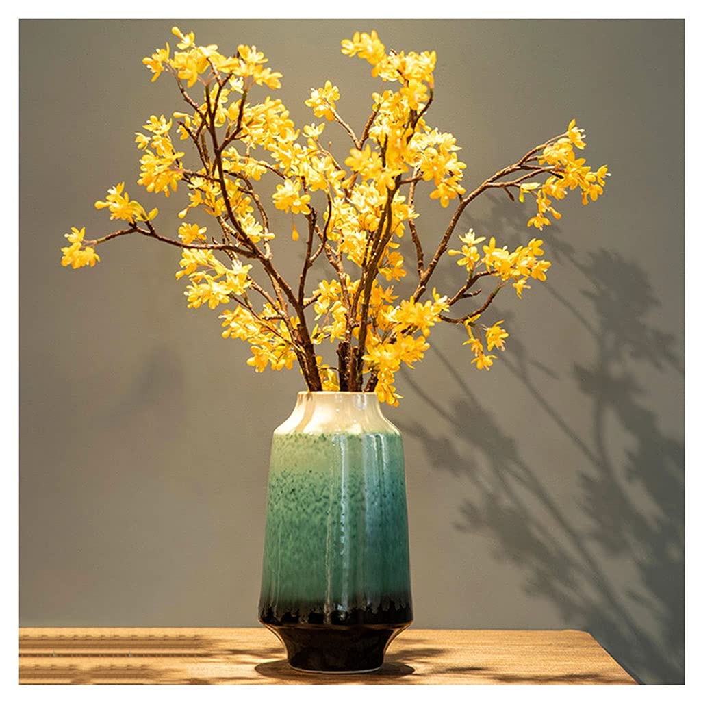Artificial Silk Orchid Flowers - Winter Fake Flowers Bouquet for Home Decor, Vase Centerpiece, Living Room, Porch, Dining Table & Balcony Decoration (Color C) - Perfect for Seasonal Home Styling, Wedding Decor & Gift Giving