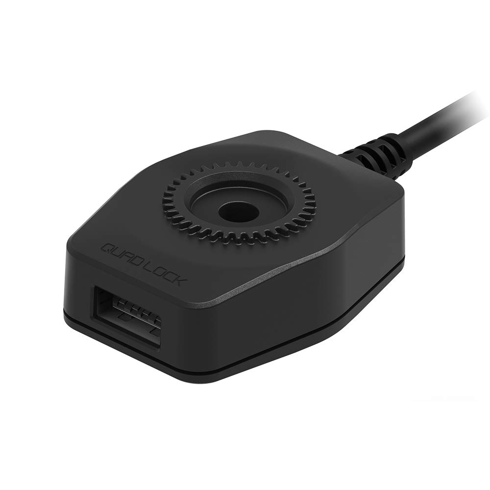 Quad Lock Motorcycle USB Charger - Waterproof & Fast Charging for Phones & GPS - Perfect for Adventure Riding & Commuting