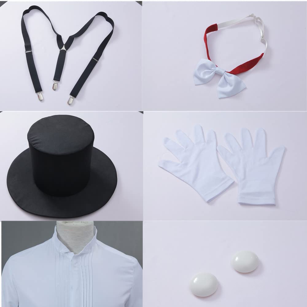 ZNZXYCOS Anime Cosplay Tuxedo Mask Costume - Chiba Mamoru Swallowtail Suit for Men | Perfect for Halloween, Cosplay Events & Anime Conventions