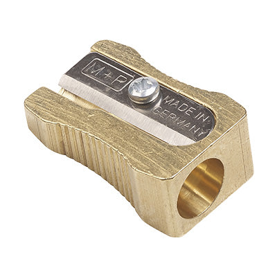 Premium M+R Brass Sharpener Wedge - Single Blade Knife Sharpener for Kitchen, Hunting & Outdoor Use | Durable & Portable Knife Sharpening Tool