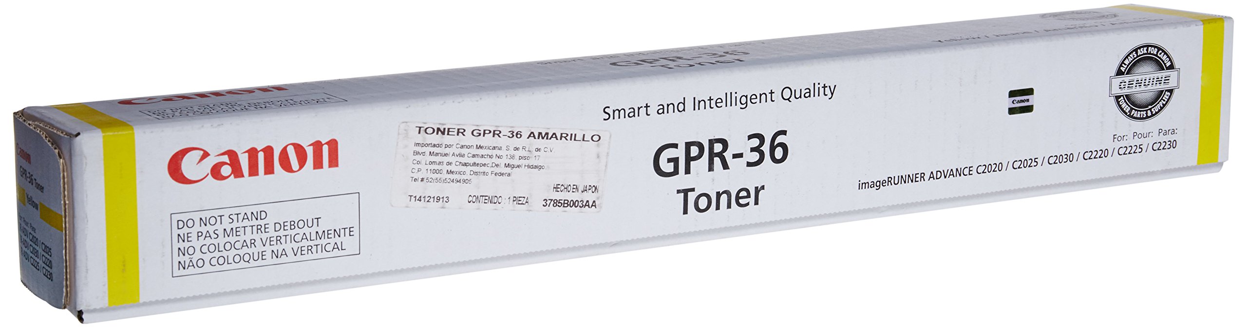 Canon 3785B003AA GPR-36 Black Toner Cartridge - High Yield Replacement for Canon ImageCLASS Printers - Perfect for Office & Home Printing Needs