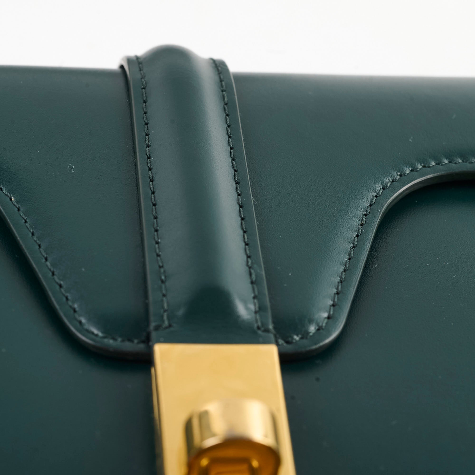 Celine Small Besace Bag in Green | Luxury Crossbody Handbag for Women | Perfect for Everyday Use, Work & Travel