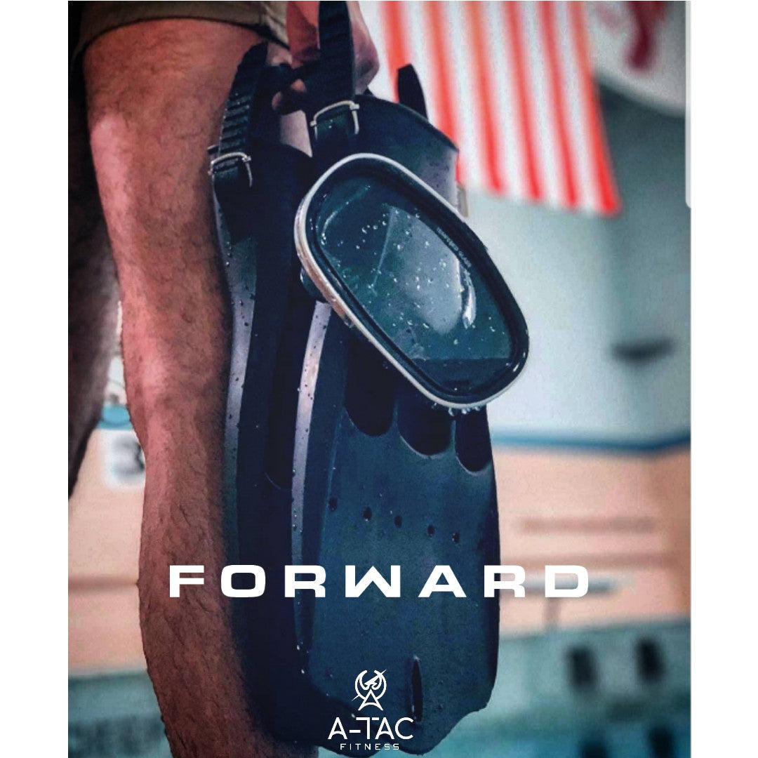 ATACLETE Military Jet Fins - Professional SCUBA Diving Fins for Spearfishing, Snorkeling & Underwater Adventures | High-Performance Swim Fins for Navy SEALs & Combat Divers