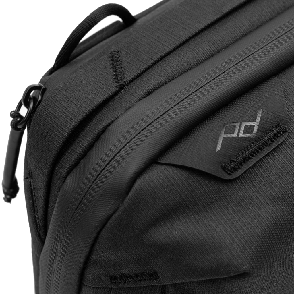 Peak Design Tech Pouch V2 - Premium Travel Organizer for Electronics (Black) | Perfect for Business Trips, Commuting & Digital Nomads