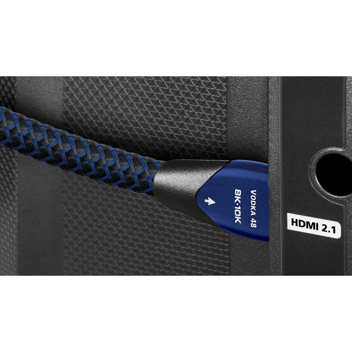 AudioQuest Vodka 48 8K 10K 48Gbps HDMI Cable - Premium High-Speed HDMI 2.1 Cable for 8K/10K Ultra HD TVs, Gaming Consoles & Home Theater Systems