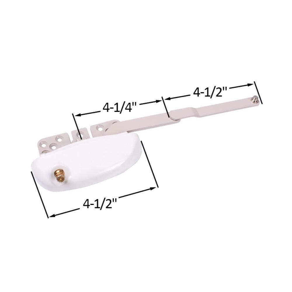 Truth Hardware Roto Split Arm Casement Window Operator with Stud Pin - Left Hand Operation for Easy Opening | Durable Window Hardware for Home Ventilation & Security