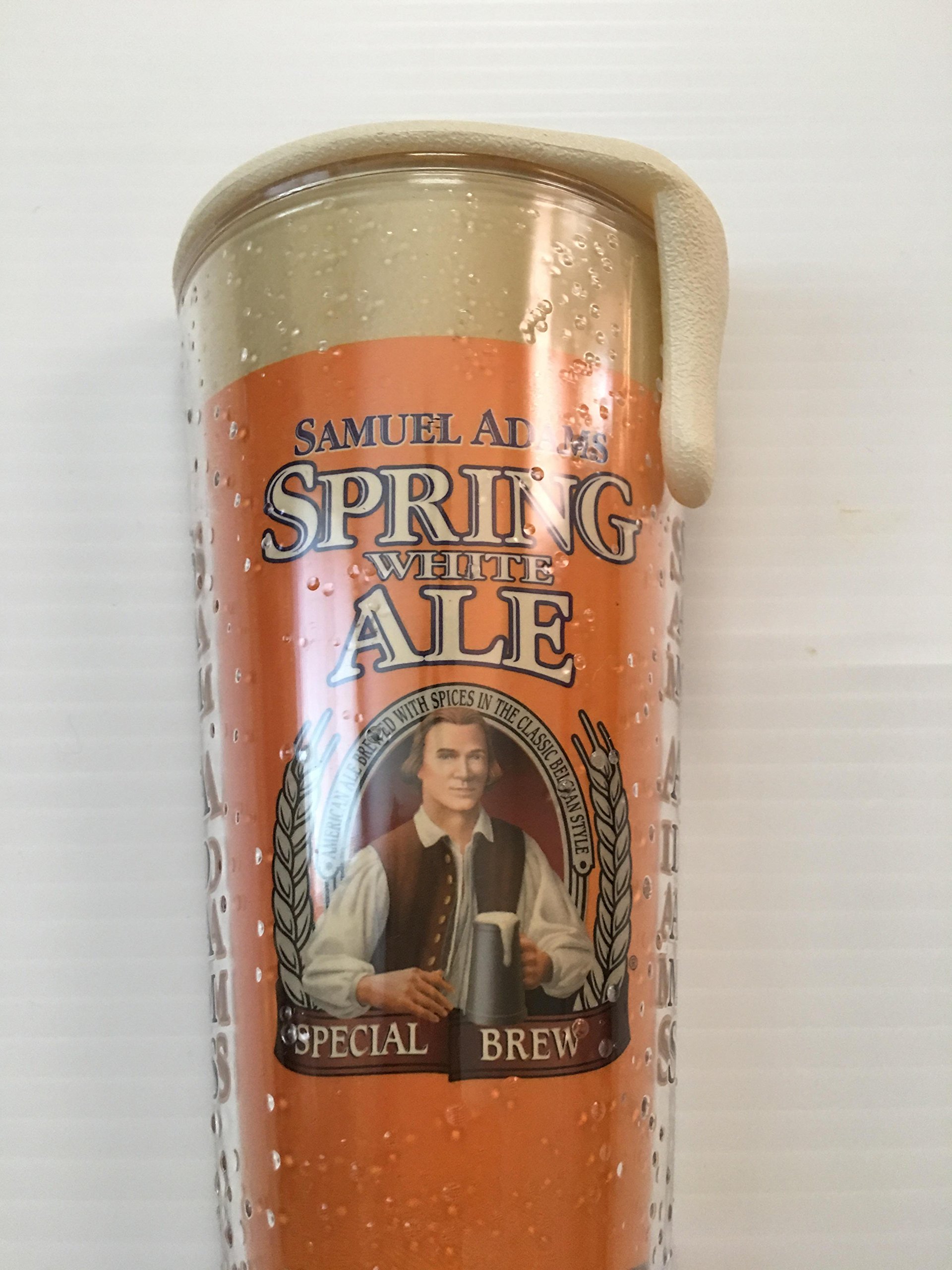 Samuel Adams Spring White Ale Special Brew Rare Pint Shaped Beer Tap Handle - Premium Home Bar Accessory for Beer Enthusiasts & Collectors | Perfect for Home Bars, Man Caves & Brewery Decor
