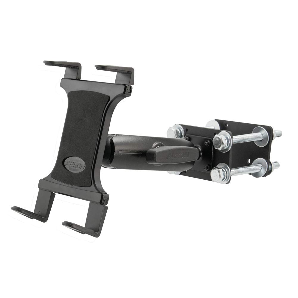 ARKON 7 Inch Heavy-Duty Forklift Tablet Mount - Secure Pillar Bracket for Industrial Tablets in Warehouses & Factories