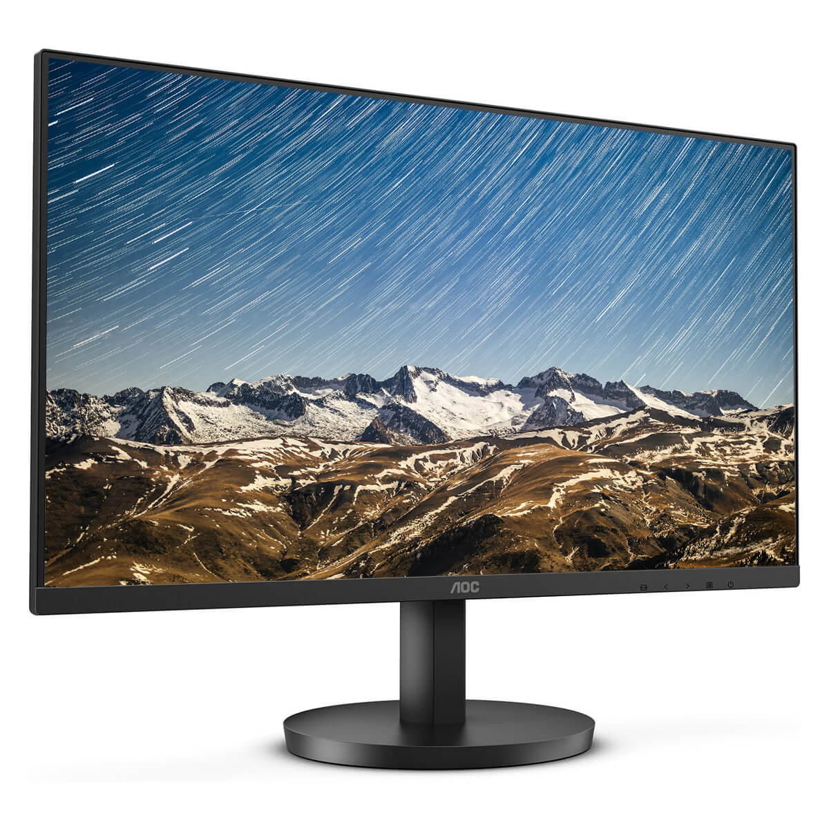 AOC 24B3CA2 24 Inch FHD 100Hz 1ms IPS USB-C 65W Business Monitor with Built-in Speakers - Ideal for Office Work, Gaming, and Home Entertainment