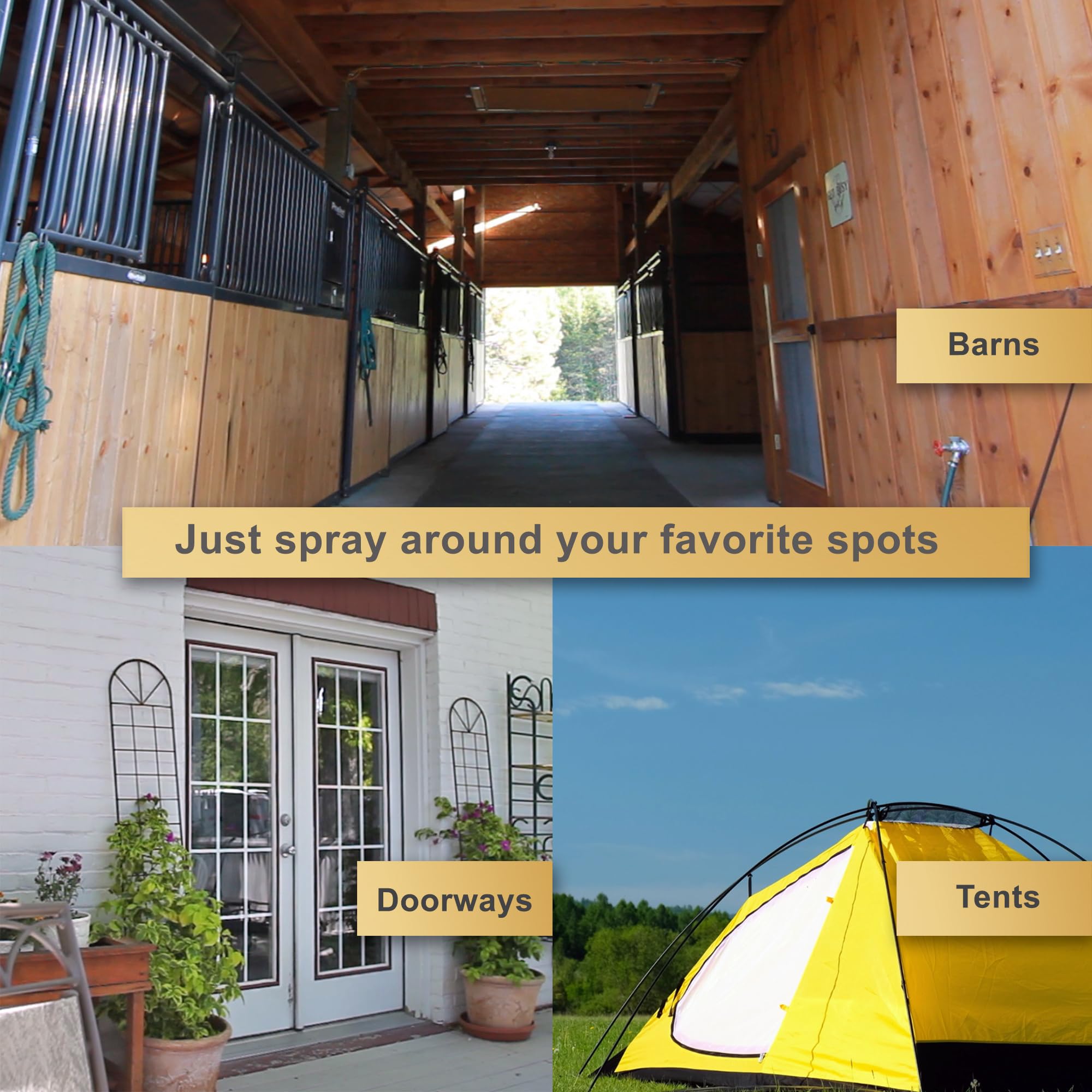 Absorbine UltraShield EX Combo 32oz Sprayer + 128oz Refill - Powerful Insecticide for Horses & Dogs | Kills & Repels Flies, Mosquitoes, Ticks, Fleas, Lice | Effective for Stables, Kennels & Outdoor Areas