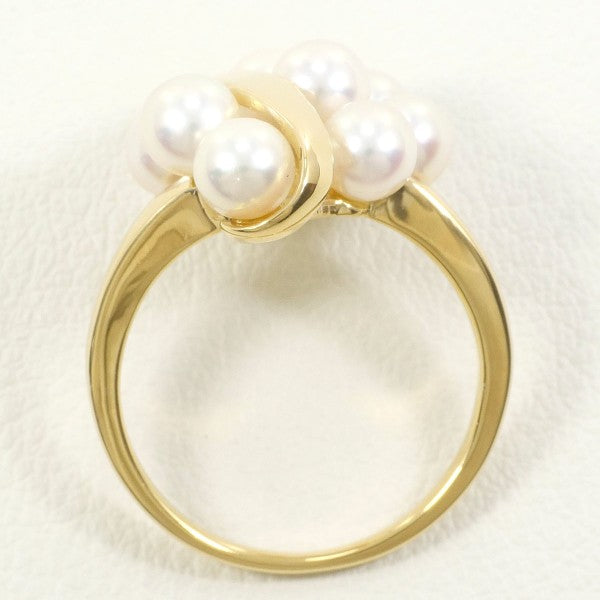 18K Yellow Gold Pearl Ring for Women - Elegant & Timeless Jewelry Gift for Wedding, Anniversary, or Special Occasions