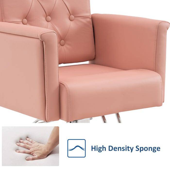 Eleanor Styling Chair - Professional Salon Stylist Chair with Adjustable Height & Swivel Base for Hairdressing, Makeup & Beauty Salon Use