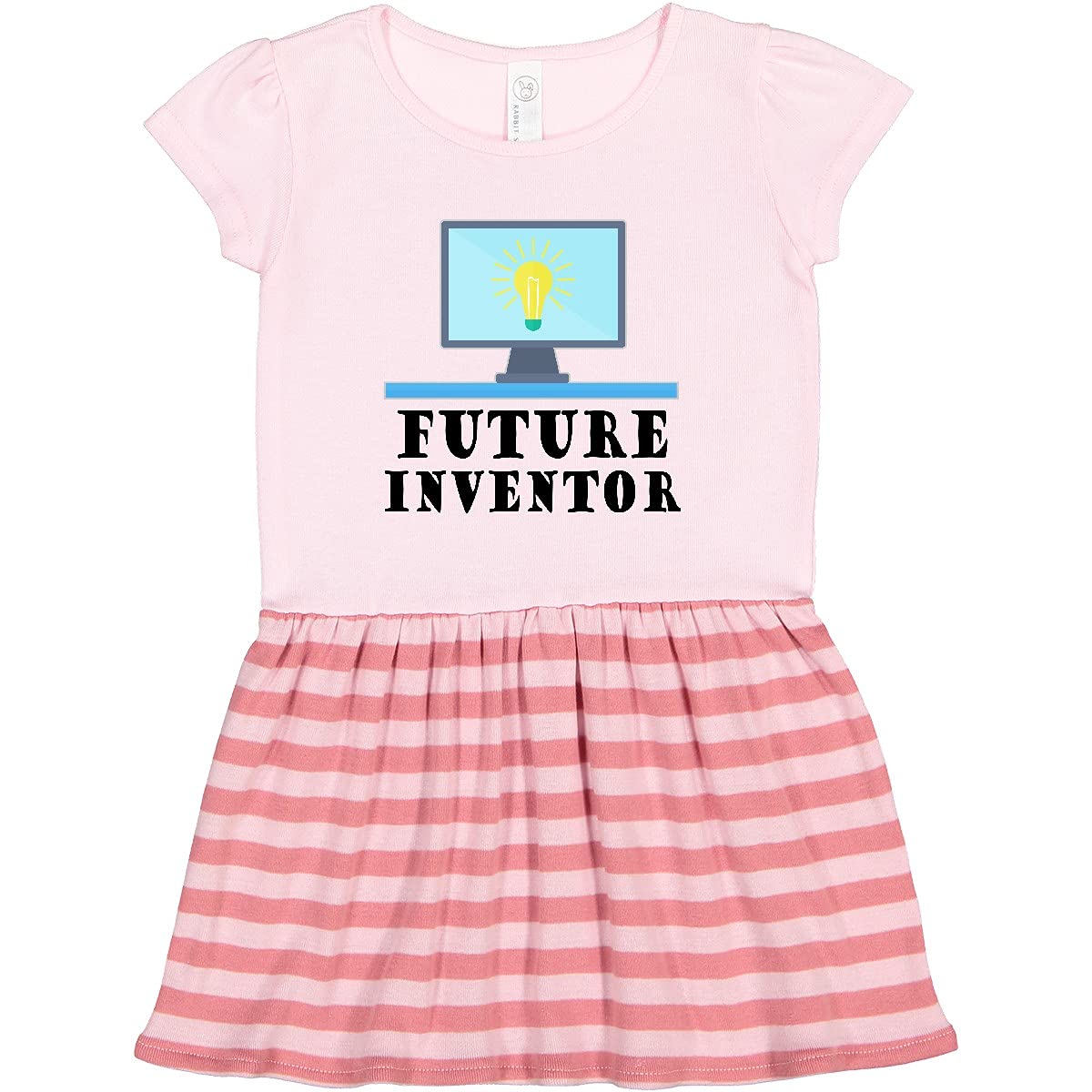Inktastic Future Inventor Computer Occupation Toddler Dress - Cute STEM Outfit for Baby Girls & Boys - Perfect for Science Fairs, Tech Events & Playtime