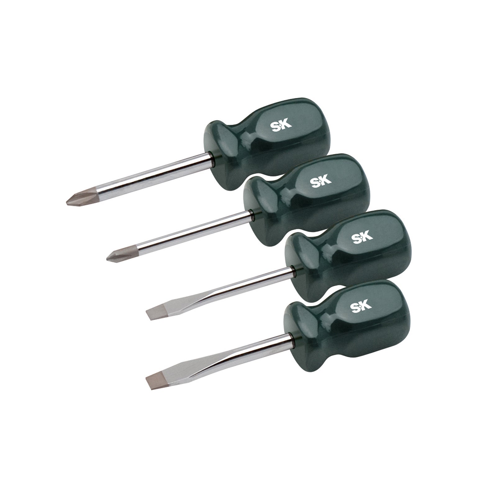 4-Piece SureGrip Short Screwdriver Set - Durable Mini Screwdrivers for Electronics, Jewelry & Small Repairs - Perfect for DIY, Home Improvement & Precision Work