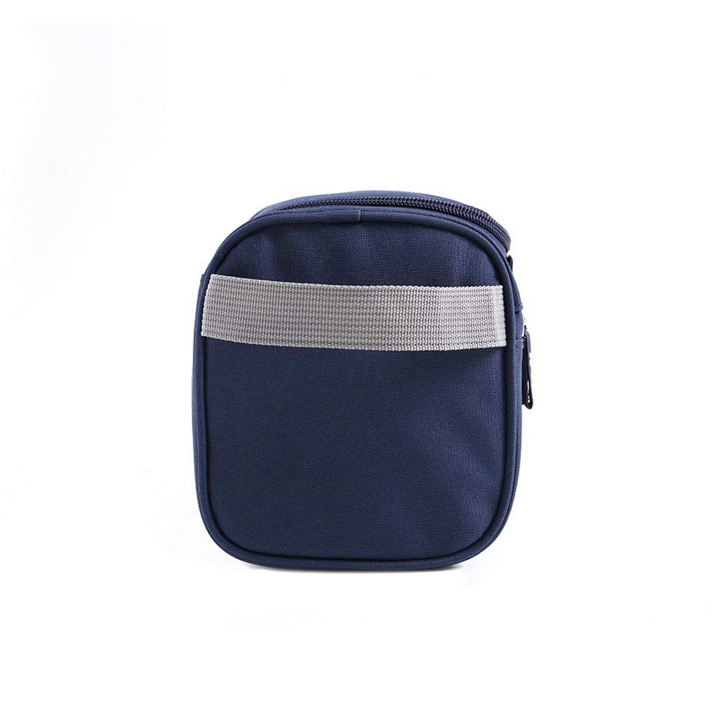Waterproof Makeup Bag for Travel - Navy Blue Cosmetic Organizer with Multiple Pockets | Perfect for Toiletries Storage, Gym Essentials & Weekend Getaways