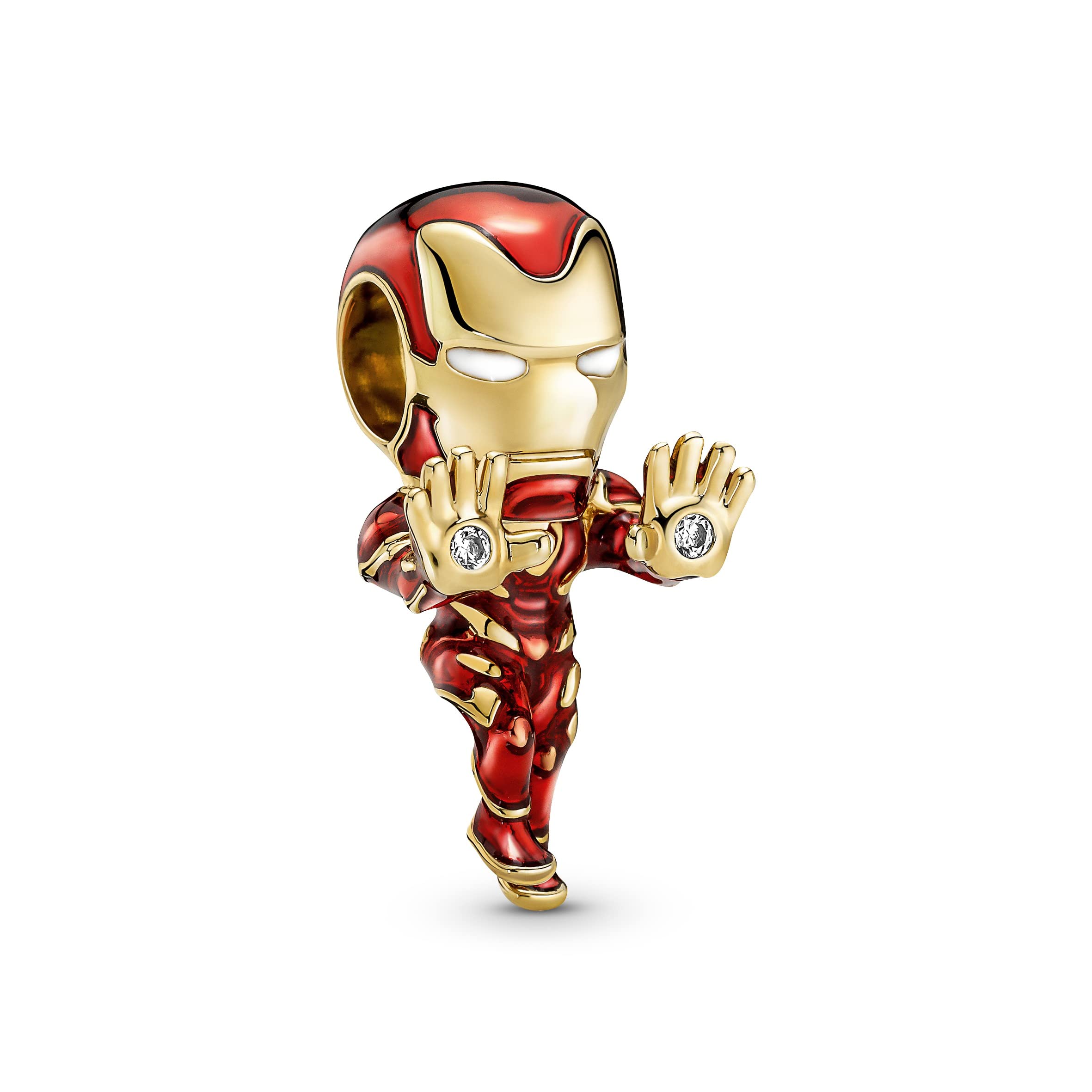Pandora Marvel The Avengers Iron Man Charm - Red One Size | Collectible Jewelry for Superhero Fans & Gift Ideas