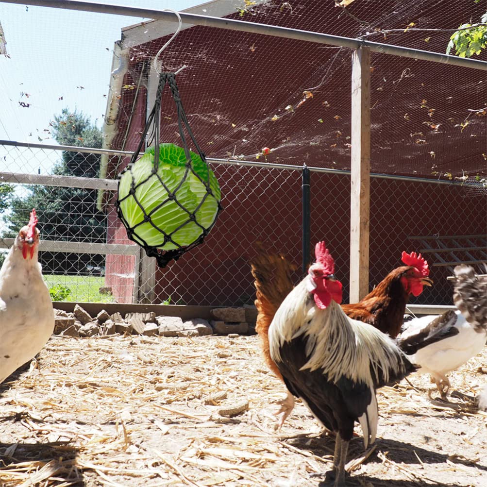 2pcs Stainless Steel Foraging Bag & Chew Toy for Cockatiels, Parakeets, and Birds - Durable Pet Feeder with Hooks for Chicken Coop & Feeding Rope - Perfect for Mental Stimulation and Playtime