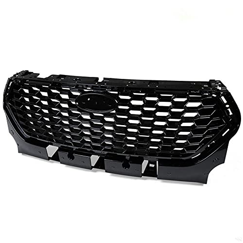Honeycomb Front Bumper Grille for Ford Escape 2017-2018 | Glossy Black Mesh Style Grille Guard | Exterior Protection & Style Upgrade | Perfect for Off-Roading & Urban Driving