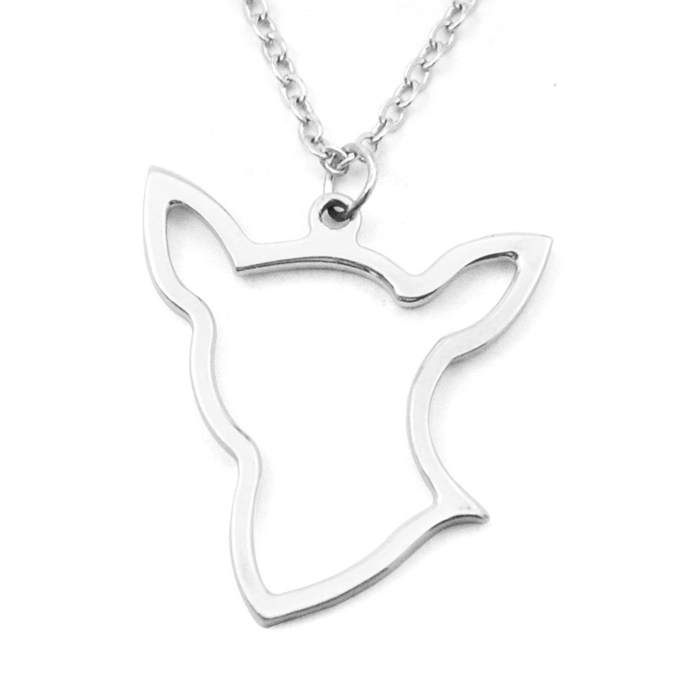 **Chihuahua Dog Necklace - Sterling Silver Chihuahua Charm Pendant for Women - Pet Lover Jewelry Gift - Perfect for Birthdays, Anniversaries & Dog-Themed Parties**