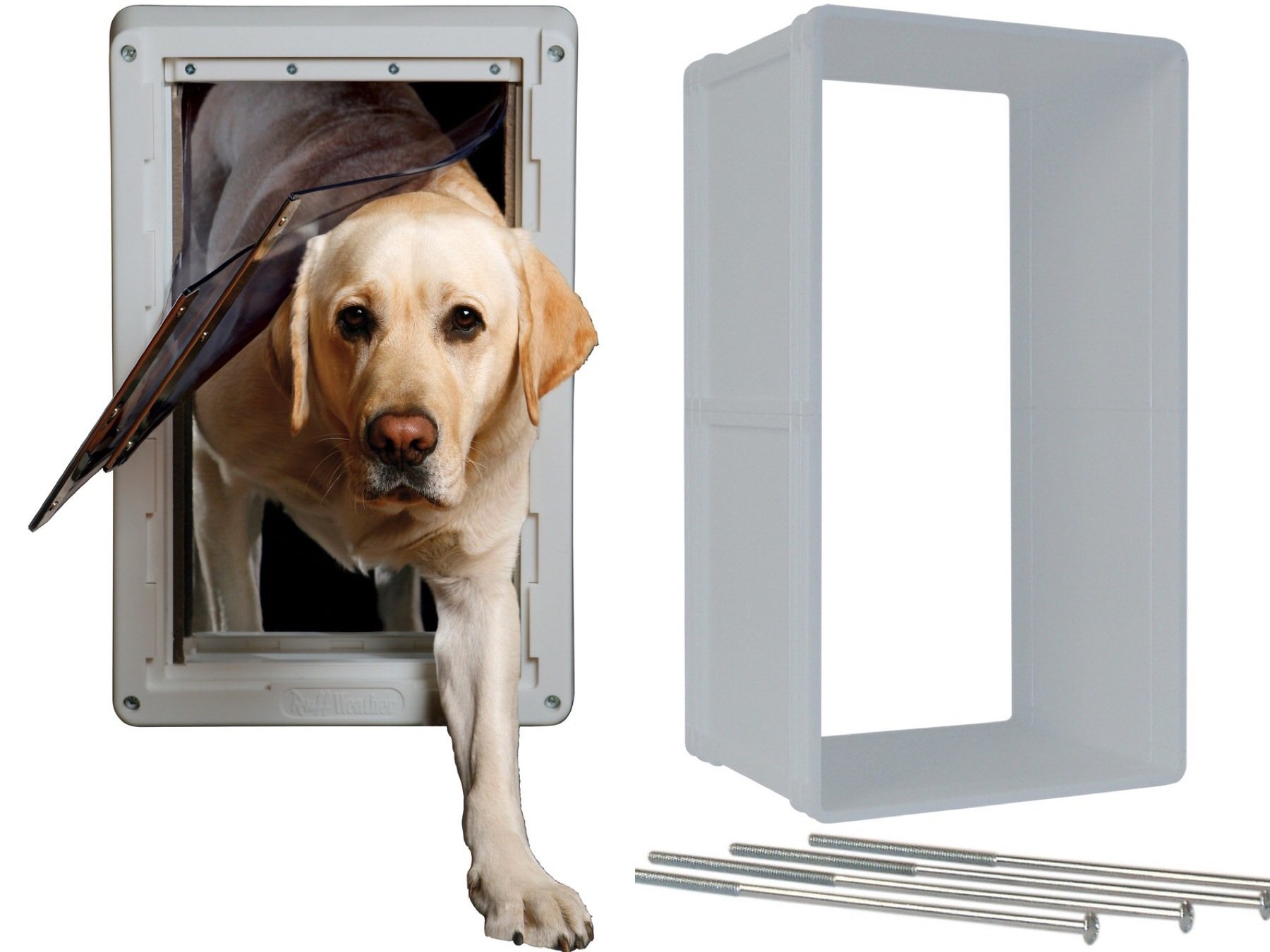 Best Large Pet Door for Dogs & Cats - Heavy Duty XL Size for Easy Indoor/Outdoor Access - Perfect for Homes with Backyards & Patios