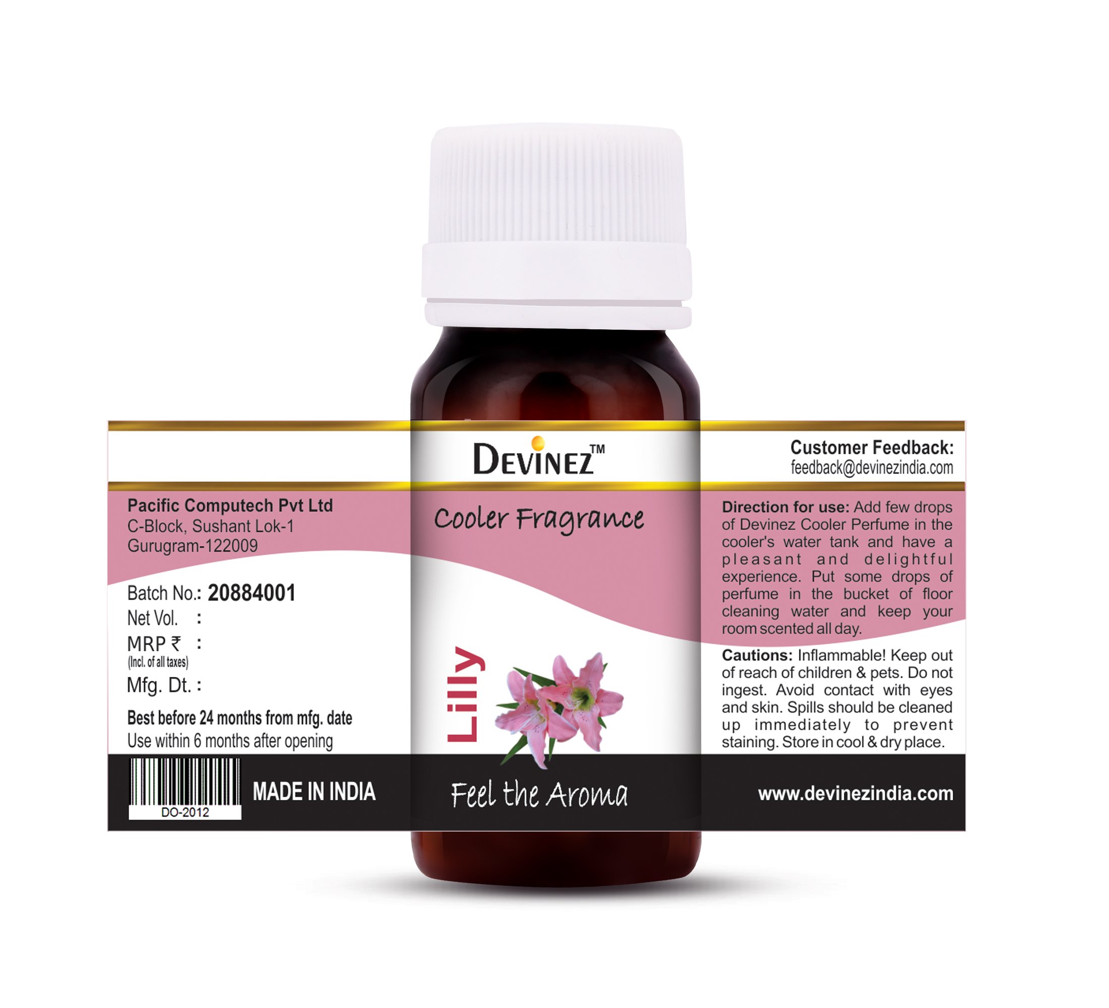 Devinez Lilly Cooler Perfume for Women, 30ml Floral Fragrance - Perfect for Daily Wear, Date Nights & Special Occasions