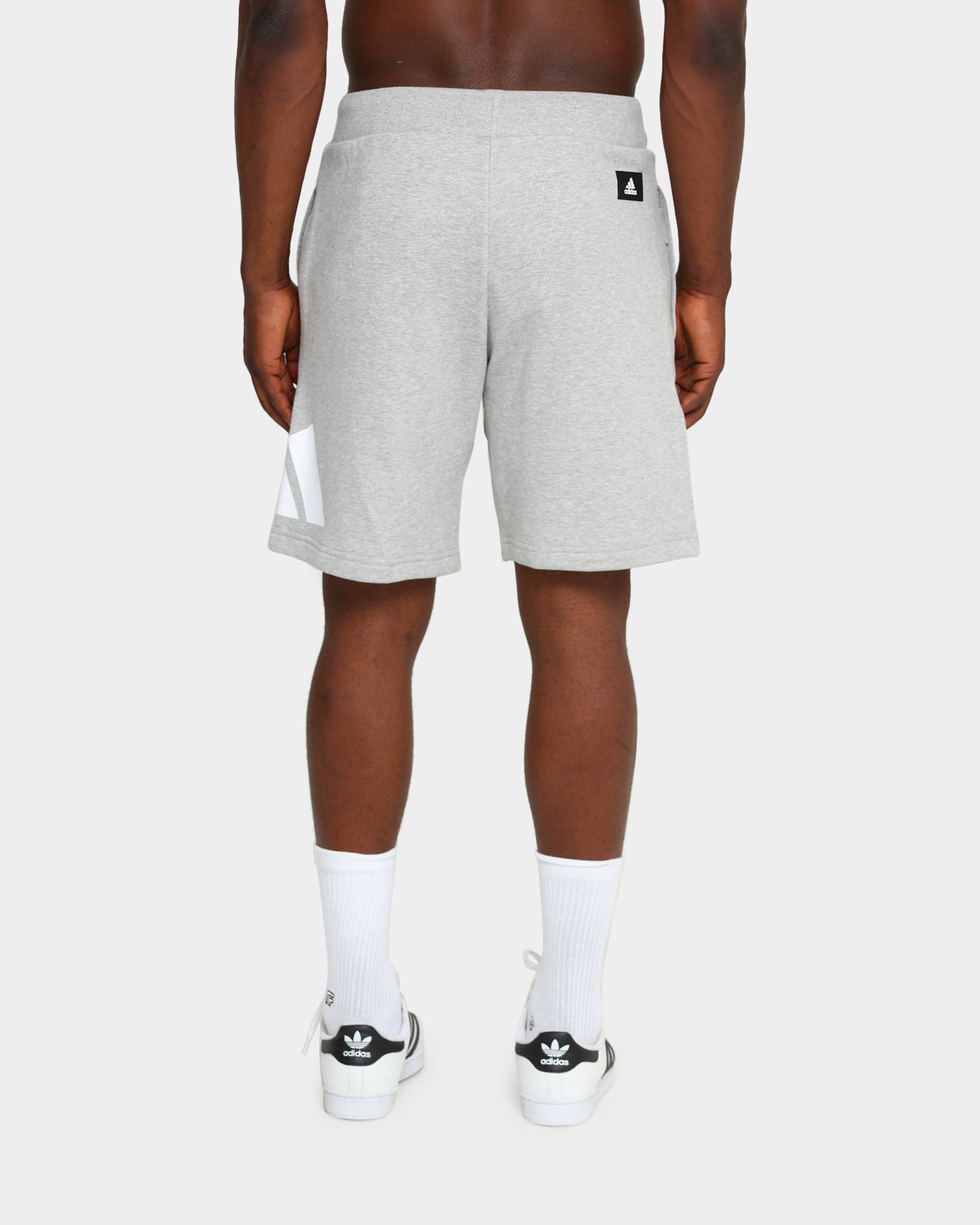 Adidas Men's Running Shorts - Grey Heather - Lightweight, Breathable & Quick-Dry for Gym, Jogging & Outdoor Sports