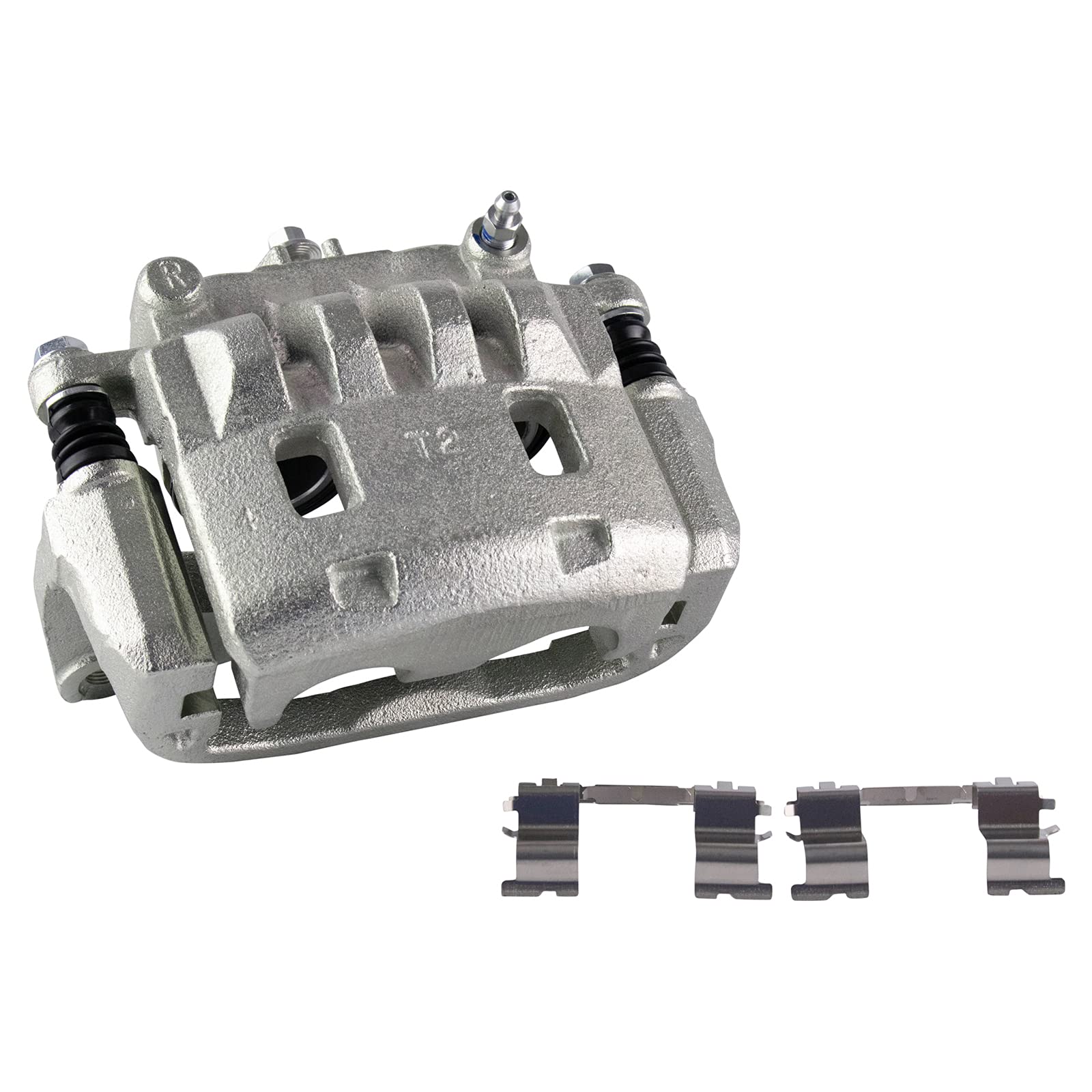 TRQ Front Performance Brake Pad & Rotor Kit - Semi-Metallic Vented Disc Brakes with G-Coating - Compatible with 2003 Subaru Impreza & 2002 Legacy - Perfect for Daily Driving & Performance Upgrades