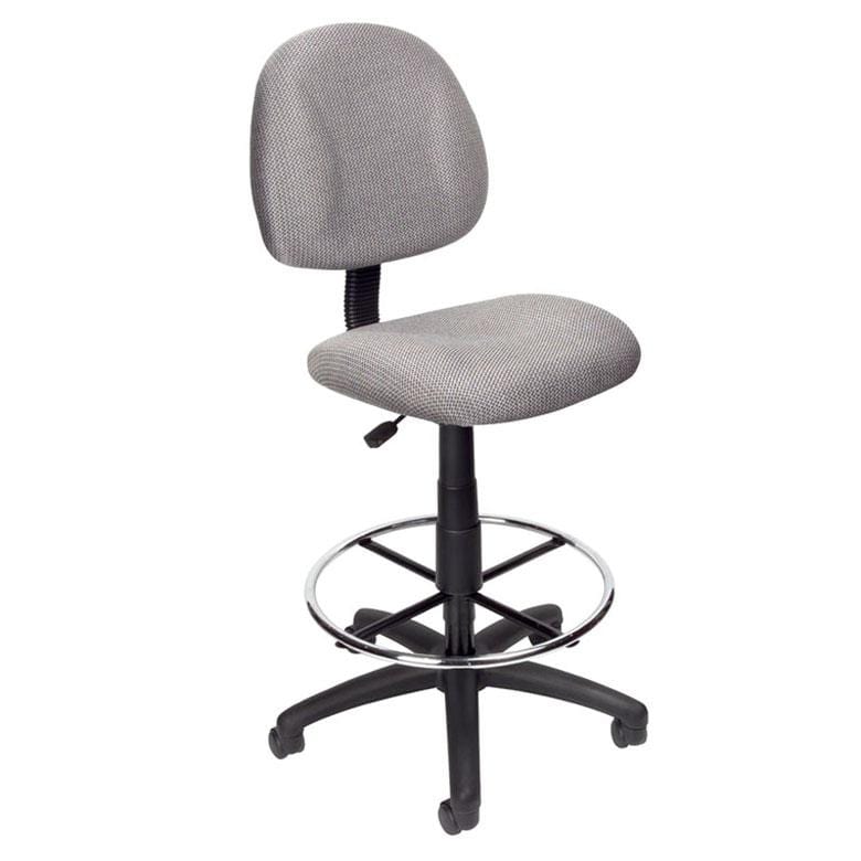 Ergonomic Boss Contoured Drafting Office Chair [B1615] - Adjustable Height & Lumbar Support for Architects, Designers & Long Work Hours