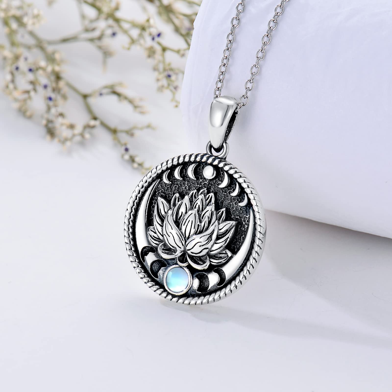 Sterling Silver Sunflower Necklace for Women - Elegant Floral Pendant Jewelry Gift for Mother's Day, Birthday & Anniversary | Perfect for Everyday Wear & Special Occasions
