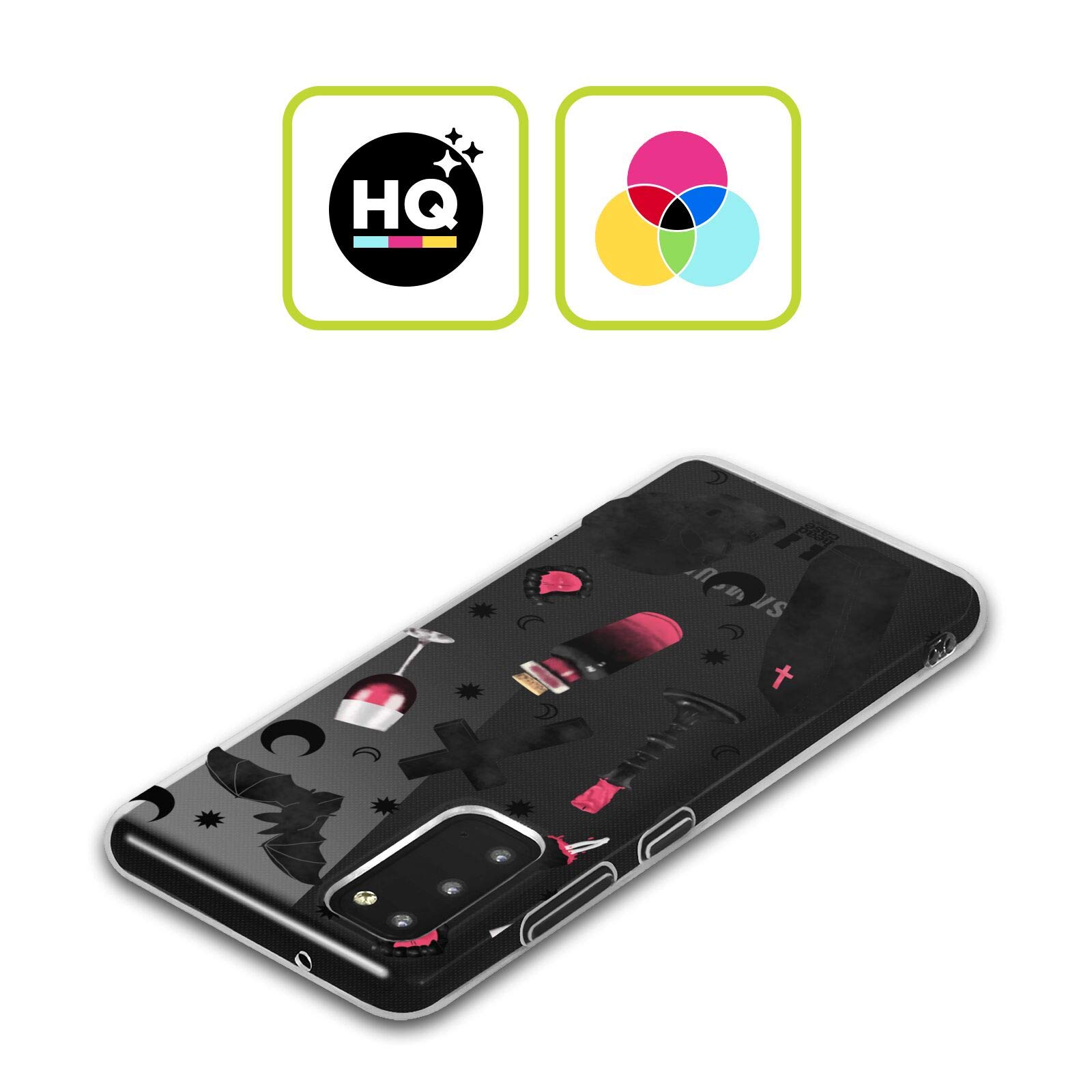 Head Case Designs Vampire Spooky Night Soft Gel Case for Samsung Galaxy S20 FE 5G - Protective Phone Cover with Matching Wallpaper for Halloween & Horror Fans