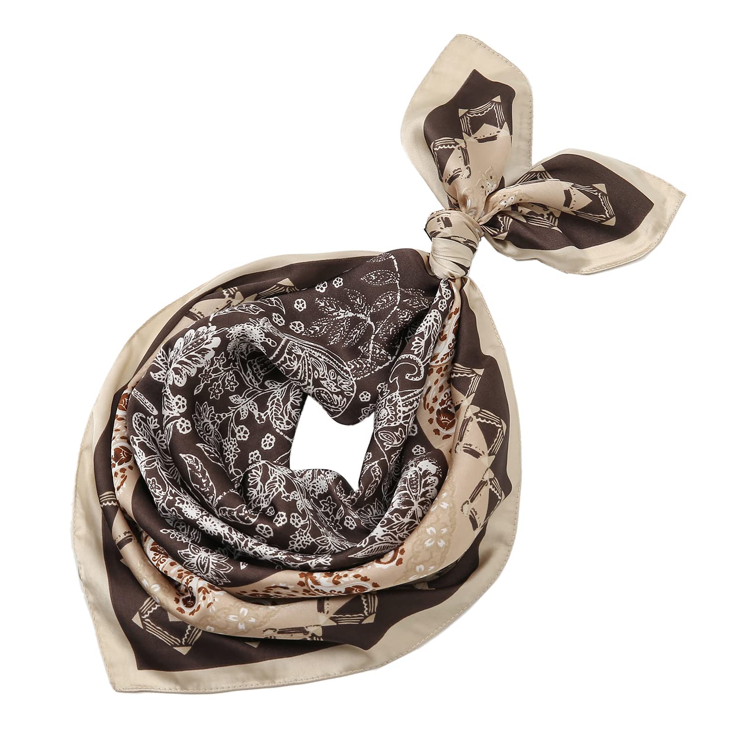 RIIQIICHY Women's Satin Silk Hair Scarf - 27.5