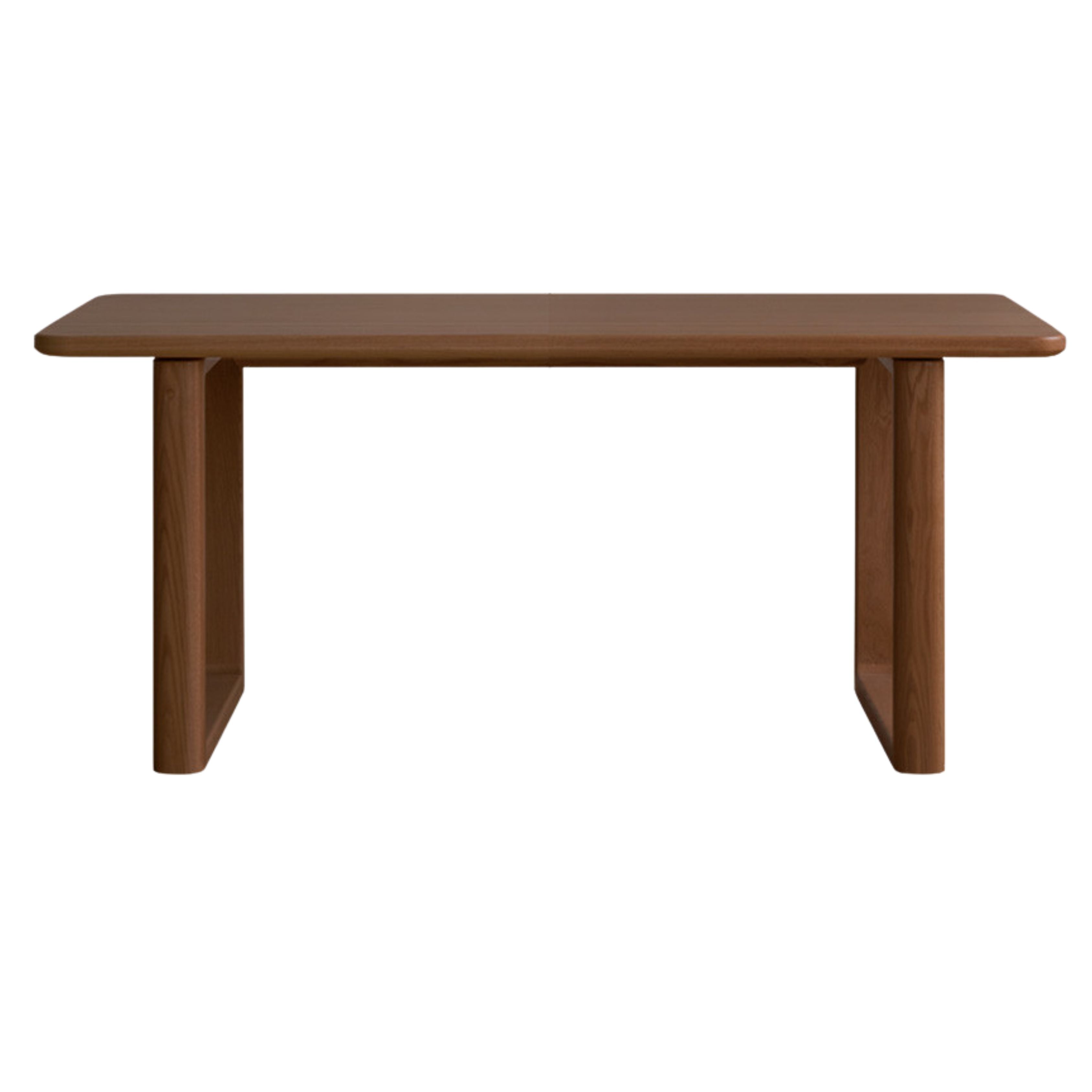 Solid Oak Wood Large Dining Table for 6-8 People - Rustic Farmhouse Style Perfect for Family Gatherings & Dinner Parties