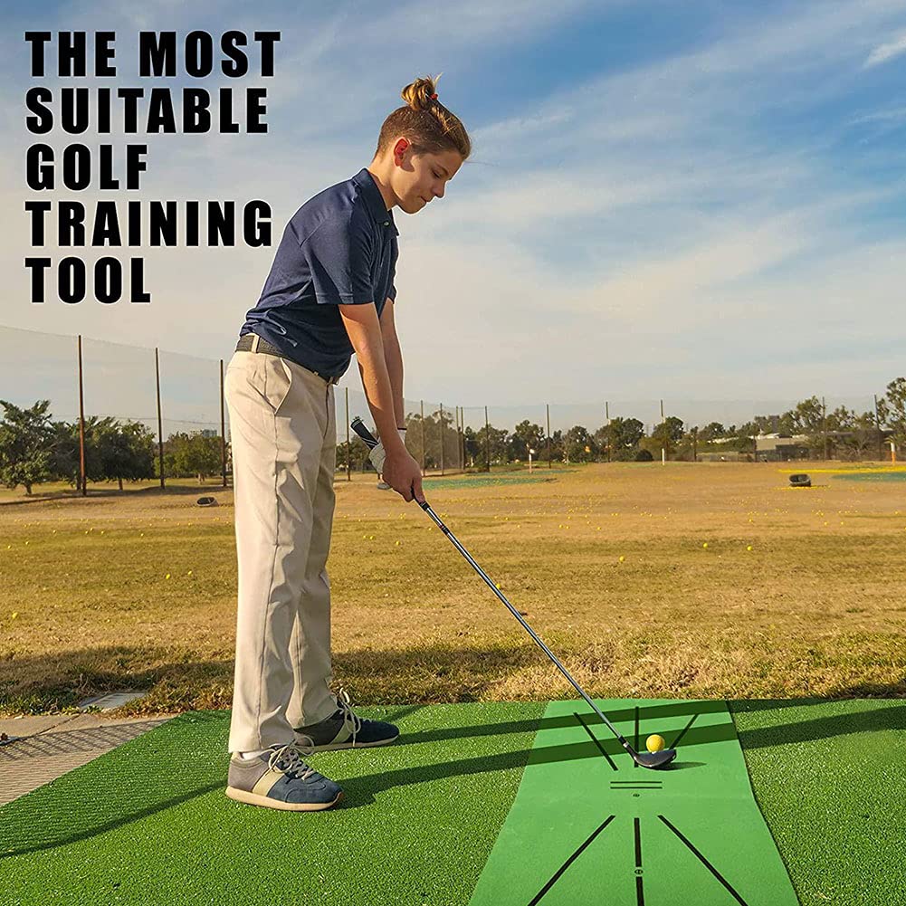 Portable Golf Swing Training Mat 12